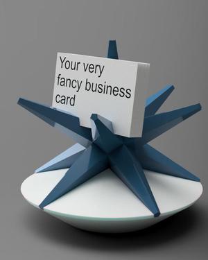 Star Business Card Holder
