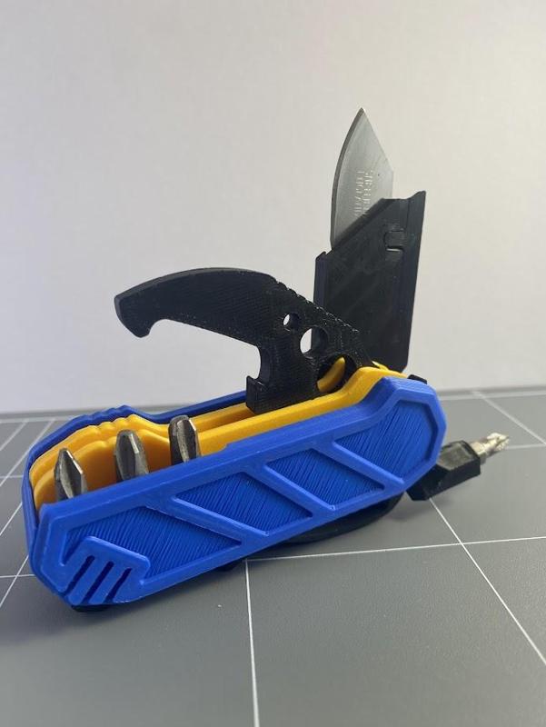 FoldX - Foldable multi-tool -Double and Triple tool-head holder