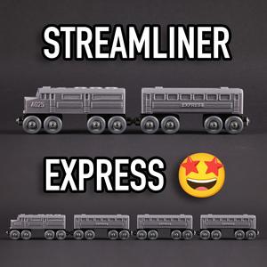 Streamliner Toy Train BRIO IKEA compatible