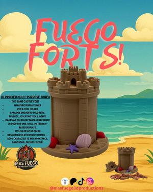 Sand Castle Tower - Fuego Forts - Mas Fuego 3D