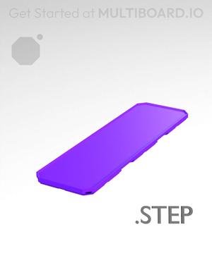 1x3x0·25 - Multibin Insert - STEP Remixing File