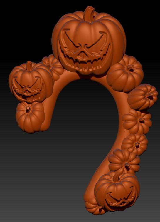 Pumpkin Ear Cuff - Halloween