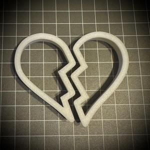 Best Friends Linked Hearts Cookie Cutter