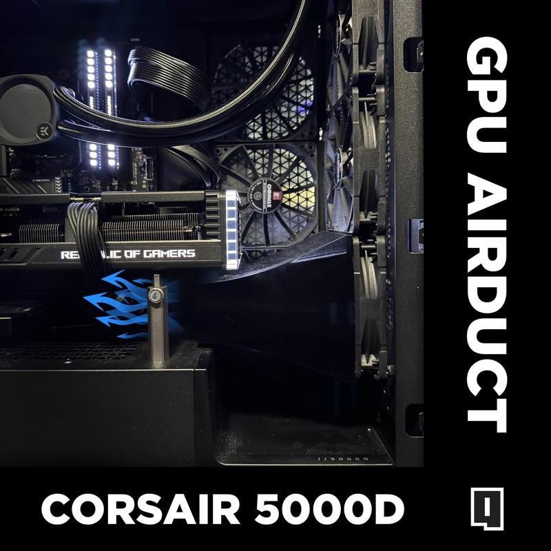 Corsair 5000D Front Air duct GPU