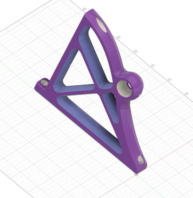 Shelf Brackets with Filament Spool Holder Mount!