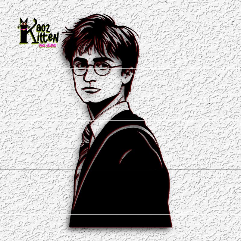 harry potter wall art hogwarts wizard decor fanart