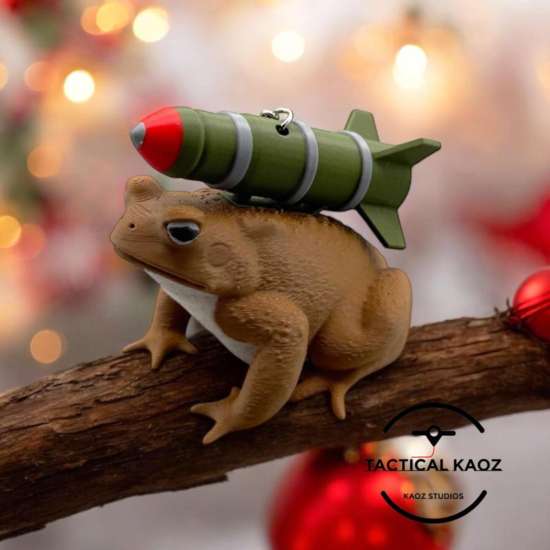 Missile Toad – The Perfect Holiday Keychain or Ornament! 