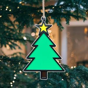 Christmas Tree with Star Ornament