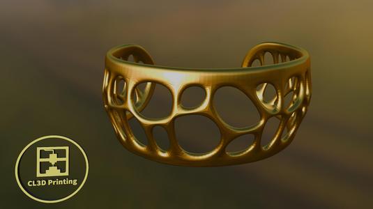 Voronoi Bracelet - Mod 2