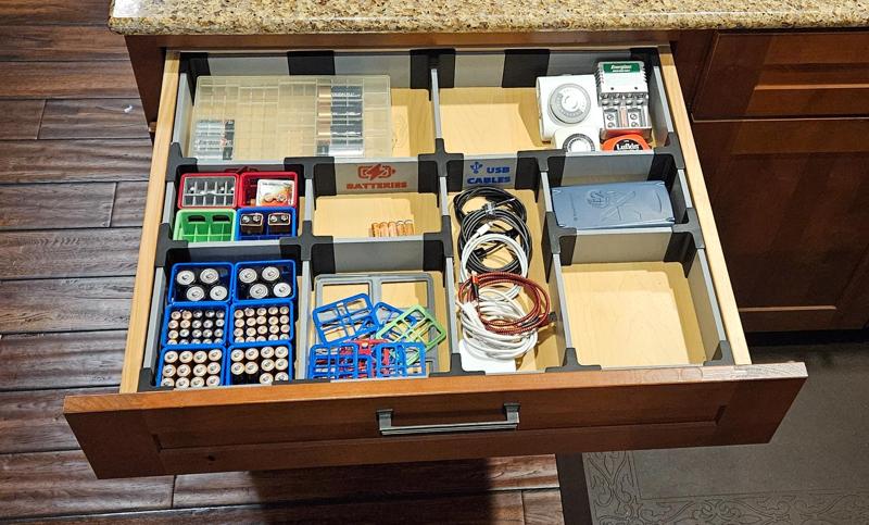 Modular Drawer Dividers Remixed for 3D Printed Dividers
