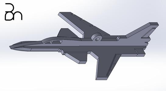 X-29 Aircraft Kit Card