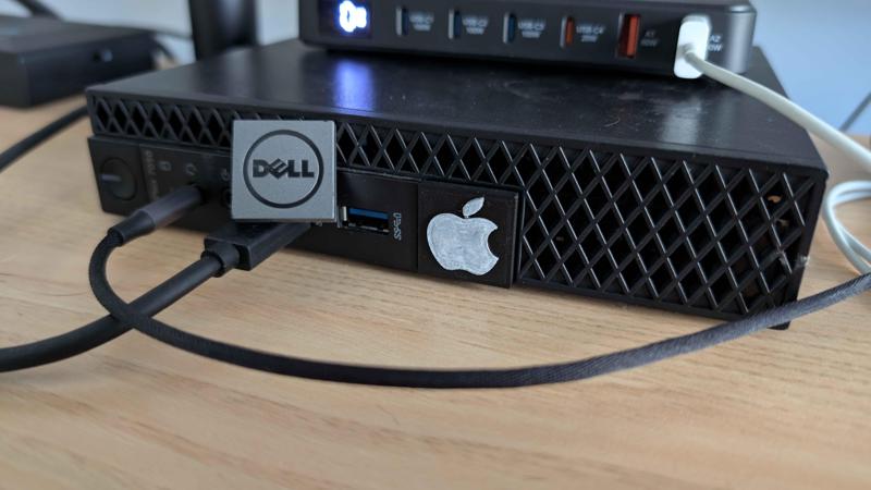 Dell Optiplex MFF Apple Faceplate Badge