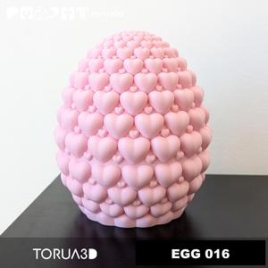 Dragon egg 016 Valentine's Day - Print in place - No supports - STL