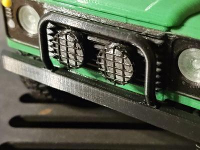 Frontbar with headlights for Landy Mini