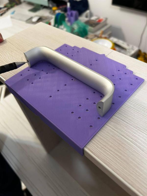 Drill Template for cabinet handle