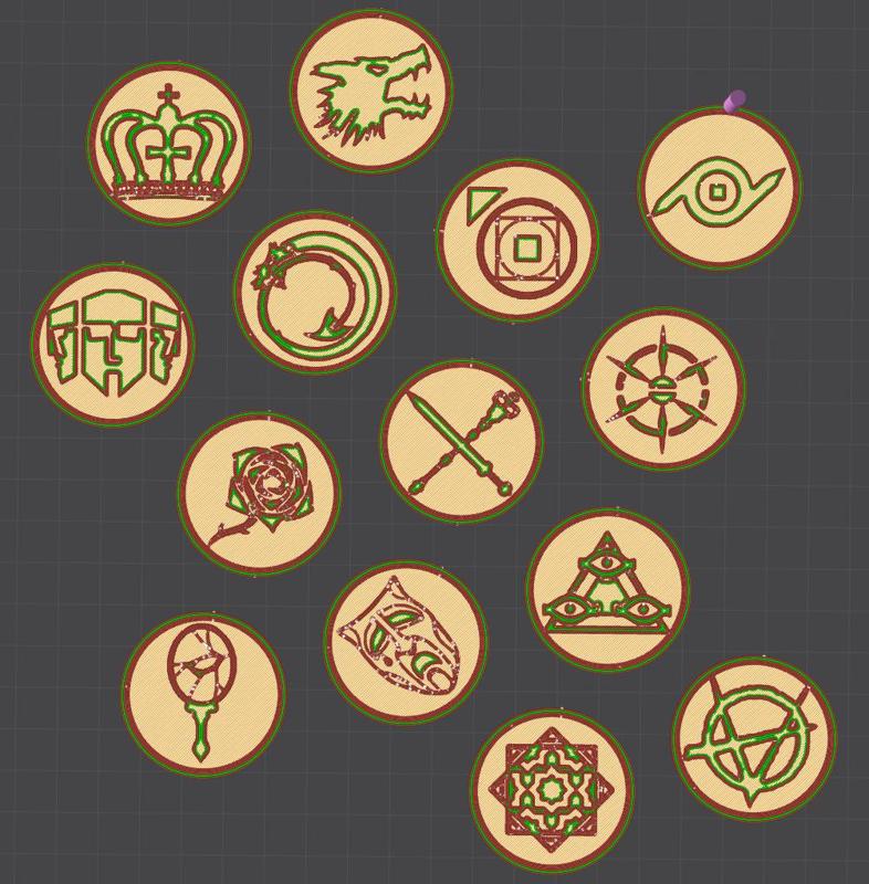 14 Major clans VtM V5 Lithographics