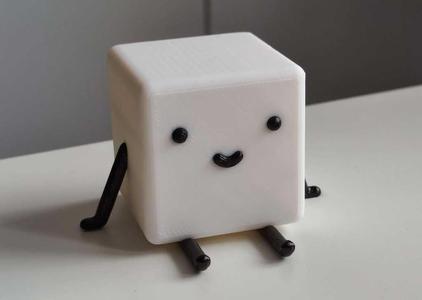 Happy little cube guy