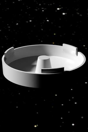 K-7 SPACE STATION PART 07 DOCKING PORT LOWER