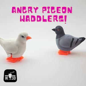 Waddlers - Angry Pigeons / 3MF Included / No Supports