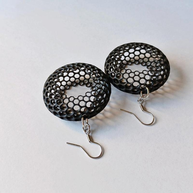 Mesh earrings