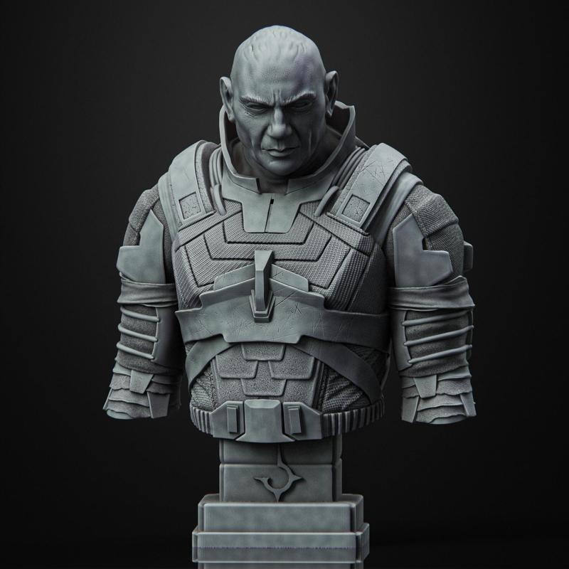 Count Glossu Rabban bust - Dune (Pre-Supported