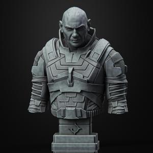 Count Glossu Rabban bust - Dune (Pre-Supported