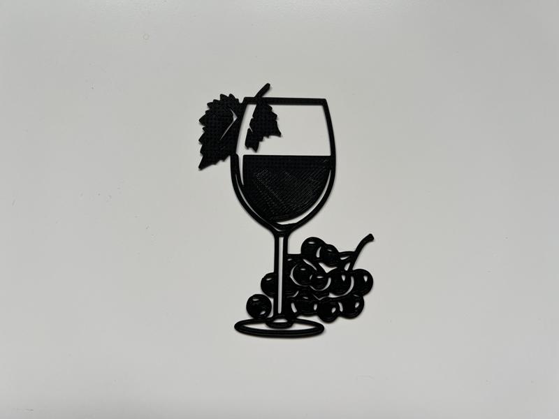 Glass Of Wine Wall Art #1