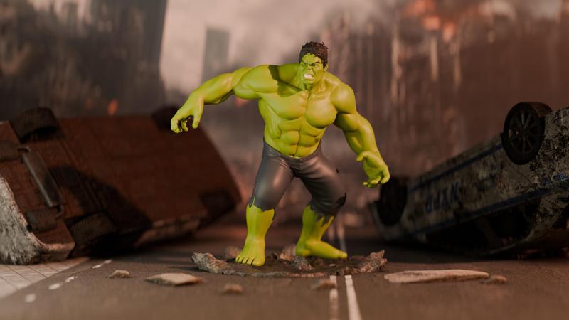 Hulk Collectible Figurine - The Rage Unleashed