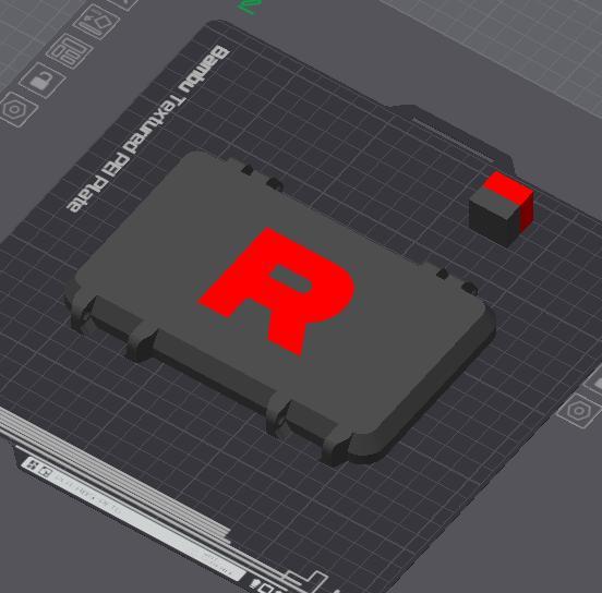 Deck Case Lid - Team Rocket Version
