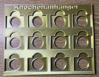 Knochenanhängervorrichtung für Laser (XTool S1)