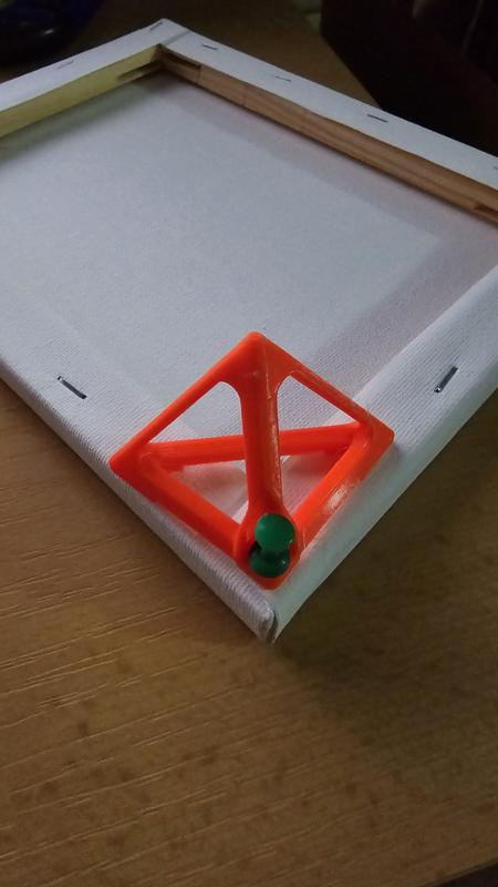 Pyramid for canvas
