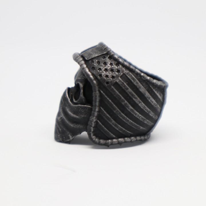 Biker Skull Ring (Pre-Supported)