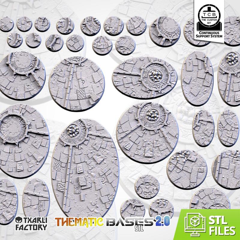 Sacred Temples Bases (Round)