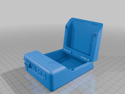 Star Trek Tricorder, Hollow Container / Dice Box - Print In Place Hinge and Magnet Holes.