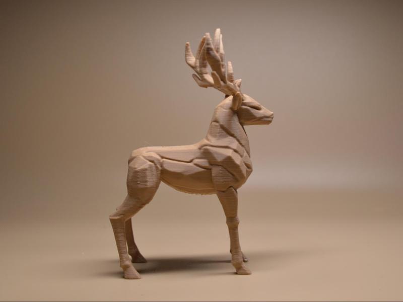 Stone effect stag
