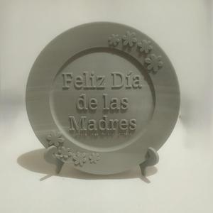 Mother's Day commemorative plate in Spanish