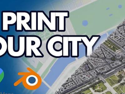 Prague city - print your city turotial