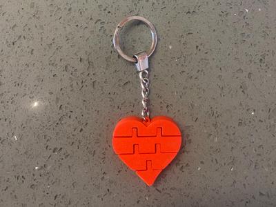 heart keychain