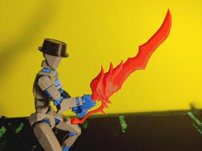 Poison Sword from Metin2 Game for Dummy 13 Metin