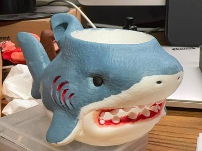 Shark Cup Pen Holder