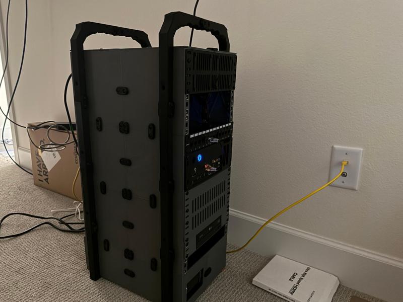 10 Inch Server rack with room for UPS