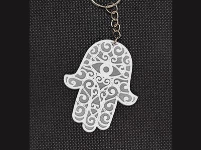 Hamsa Hand Keychain - Fatima's Hand