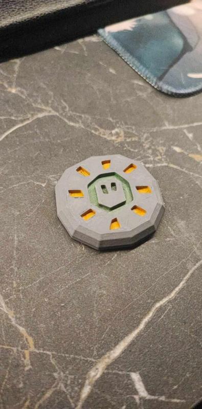 Mind rune fridge magnet from runescape