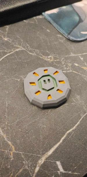 Mind rune fridge magnet from runescape