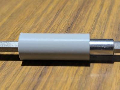 Brace / sleeve for 1/4" hex driver bit extensions