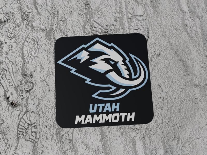 Utah Mammoth Square Coaster