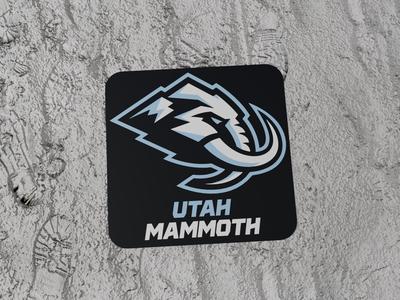 Utah Mammoth Square Coaster