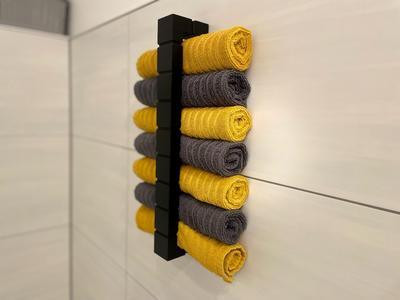 Minimalistic Guest Towel Holder // Minimalistischer Gäste-Handtuch Halter