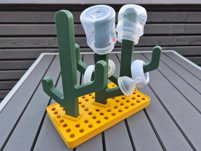 Cactus Bottle Drying Rack
