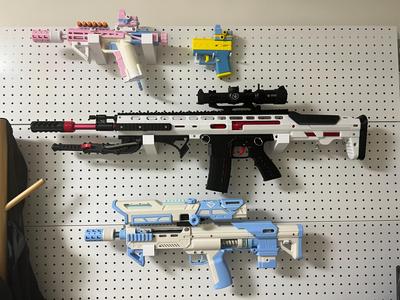 25mm spaced pegboard mount, hooks, Longbow S/Longbow X, Short Cat, Jolt, Zhu Rong, CCF C43 launcher mount